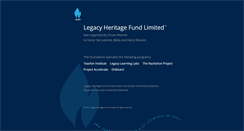 Desktop Screenshot of legacyheritage.org