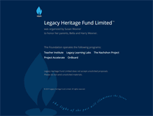 Tablet Screenshot of legacyheritage.org